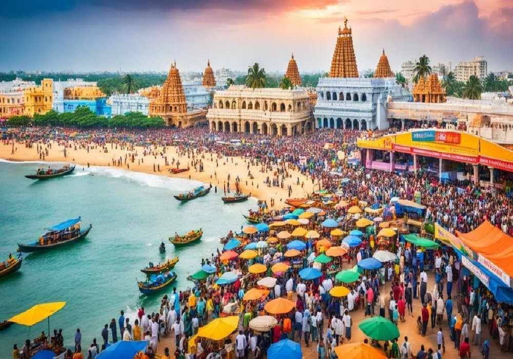 Paris to Pondicherry Mahabalipuram Chennai Madurai Rameswaram Tour Package