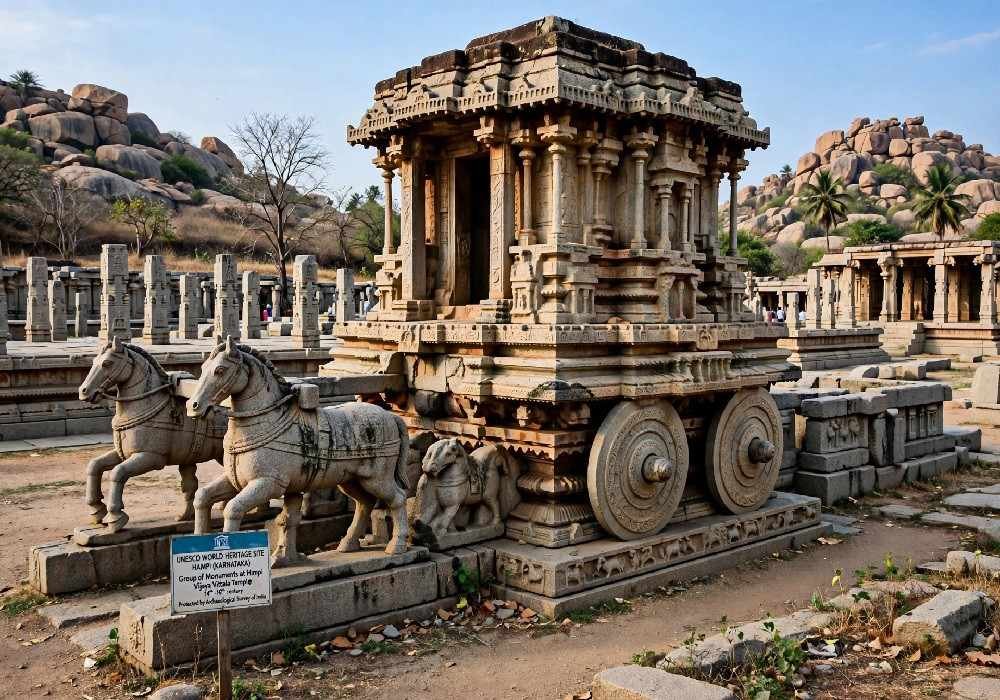 Munich to Qutub Minar Marine Drive Hampi Baga Beach Tour Package